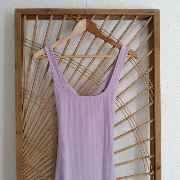 L*Space Mara Dress Lilac Lily Purple Bodycon Maxi / Size Small - Picture 3 of 7